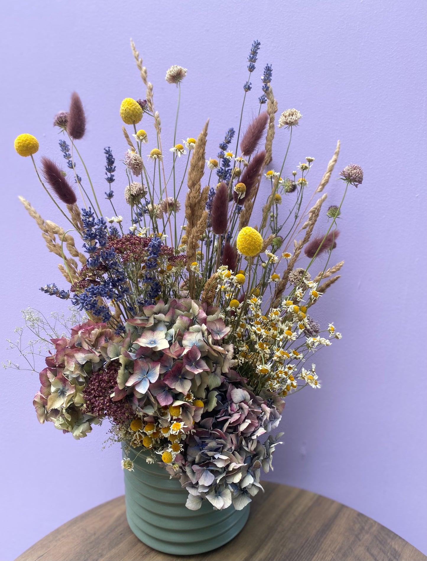 Dried Wildflower Vase